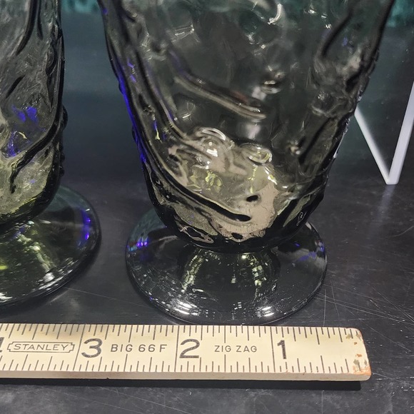 5 Bryce El Rancho Dusk Footed Juice Glasses - Picture 6 of 6